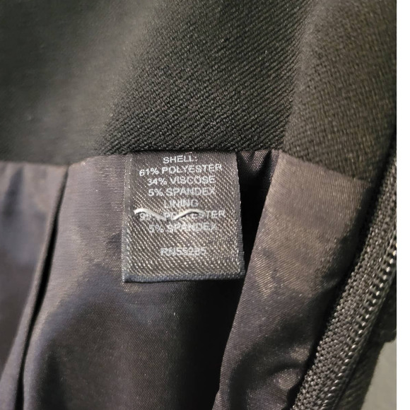 Express Back Buckle Black Mini Skirt - Picture 5 of 7